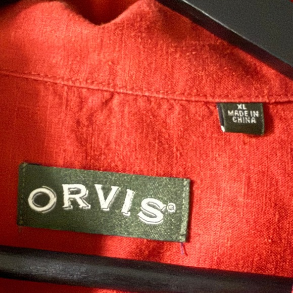 Orvis Hemp Blend Bowling Style Rust Mens XL Grandpacore - Picture 4 of 9